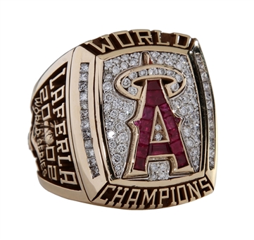 2002 Anaheim Angels World Series Champions Ring with Original Presentation Box